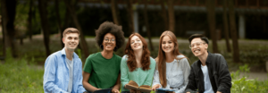 Students outdoors
